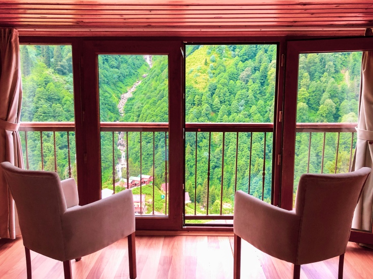 Views from accommodation in Ayder